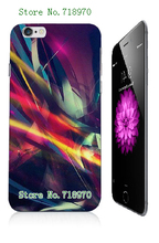 Top Quality Mobile Phone Case Cover 10 Colorful Designs White Plastic Hard Cases for iphone 6 6s Free Shipping