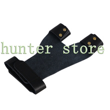 Archery Finger Leather Glove Outdoor Hunting Shooting Bows and Arrows Accessories Black Finger Protector Protection Left