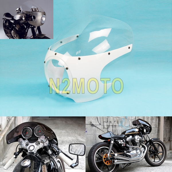 Buy Motorcycle Headlight Cowl Fairing Cafe Racer Drag