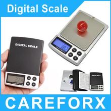 En temporada de vacaciones 100 g x 0.01 g Digital Pocket pesar escala de la joyería balanza Digital joyería báscula Portable del envío libre