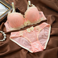 Girls underwear puberty Lace children bra set Girls Training Bra pants teenage cotton bra set sutia