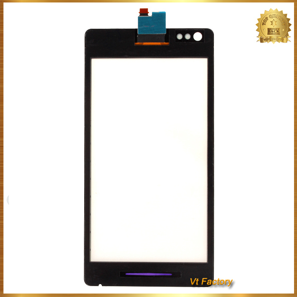 Black Touch Screen For Sony Xperia M C1904 C1905 LCD Digitizer Pannel Touchscreen Front Glass Sensor Feeling Lens Free Shipping