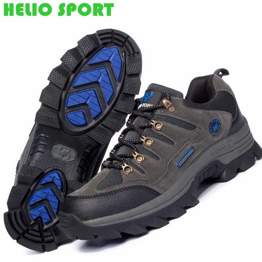 Outdoor hiking shoes men trekking breathable leather casual outventure travel hunting athletic sneakers shoes boots size 36-47