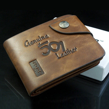 Hot Mens 2 Style Card Case Bag Purse Center Flip Bifold Cowboy Leather Wallets   JX0100