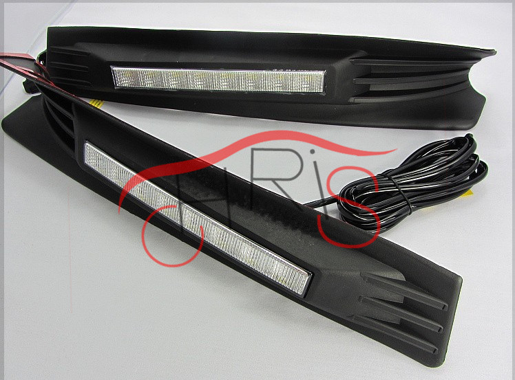 2PCS Promotion Car Daytime Running Lights 100% Waterproof LED DRL Fog car lights For 2008-2012 Accord Free Shipping
