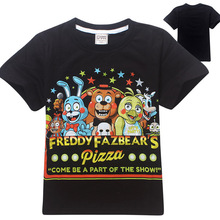 Five Nights at Freddy’s FNaF Children T shirts for kids 100% Cotton Boys Clothes five nights at freddys