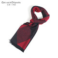 Hot Sale Mens cozy warm long scarf brand cotton Tassel High grade geometry Men Scarves Gifts