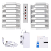 New 5 Port 10 Port USB Desktop Charger for Tablet PC 2 4A 10 Output with