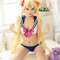 Japanes Sailor Moon Animation clothing Cosplay girls warrior costume waist training corsets Women dress Underwear Bra