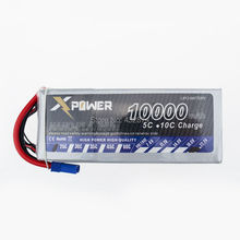 Super Power 22.2V 10000Mah 25C Lithium Li-po Battery EC5 Plug Car Airplane Helicopter Drone Part polymer Lithium Battery