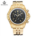 2016 Direct Selling Watch Blackcat Stainless Steel Men Watches Orkina Golden 30m Waterproof Men s Fashion