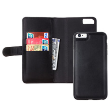 Retro Folded Wallet Case for iPhone 6/6 Plus 2 in 1 Leather Cover Original Brand Cellphone Bags ZoeRax