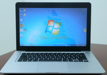 Intel dual Core I3  2.4Ghz  Laptop computer with full aluminium case &3550mAh battery 4GB 320GB  notebook Free shipping dhl ems