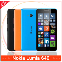 Original Microsoft Lumia 640 cell phone 8MP Camera NFC Quad-core 8GB ROM 1GB RAM mobile phone  LTE FDD 4G 5.0″ 1280×720 pixels