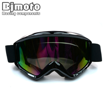MG-015A-BK Black Color Reflective Lens Flexible Adult Motorcycle Protective Gears Motocross MX Goggles Glasses