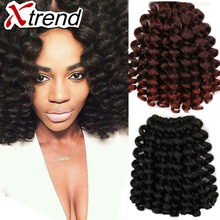 8 20 brins Jumpy Baguette Curl Twist Nouveau produit crochet tresses Jamaïcain Twist Rebond Tressage Cheveux La Havane MamboTwist gros