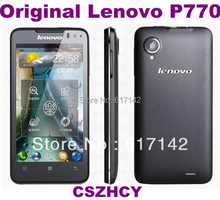 3pcs/lot Original Lenovo P770 Unlocked MTK6577 Cell phone Dual SIM Dual Core Mobile Phone IPS WIFI  5mp DHL EMS Free shinpping