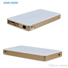 Mini Pocket Home Portable HD 1080P Multimedia HDMI MHL Desktop Projector With 5000mAh font b Power