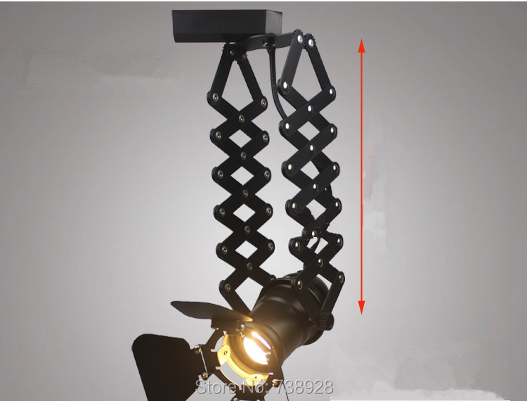 Retro LED Track Light 5W E27 Loft Industrial Rail Lights Spo