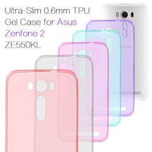 Ultrathin Slim TPU Case Accessory Phone Cover Gel Shell for Asus Zenfone 2 Laser ZE550KL 5