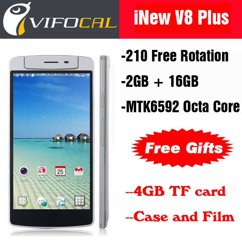 Original iNew V8 Plus MTK6592 Octa Core Mobile Phone 13 0MP 210 Free Rotation Camera 5