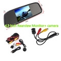 DC 12V 4 3 Inch TFT LCD Color Display Screen Car Rear View Monitor kit 360