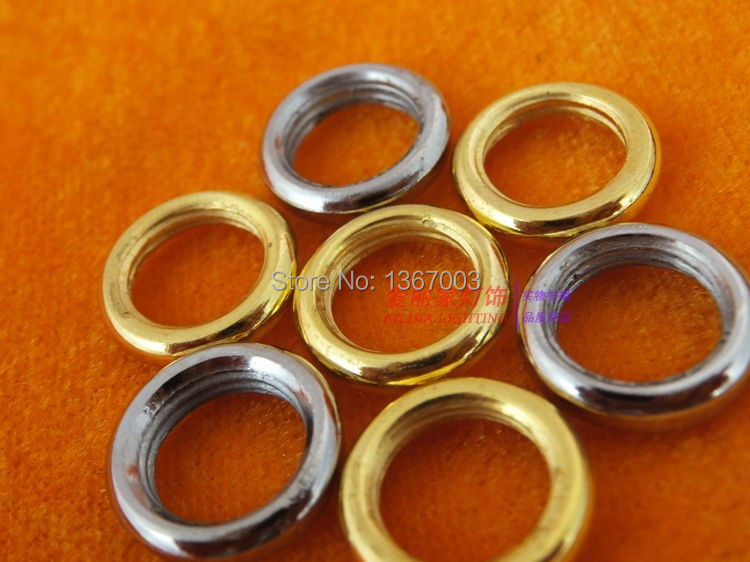 Description Picture 4 of item20pcs / 300pcs M10 Nuts Tooth Tube 10MM Screw Circle Washer Alloy Lamp Pipe Screw Nut Cap DIY Lighting Hardware