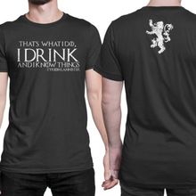 GAME OF THRONES t shirt men winter is coming Summer funny Gift casual printed tee US plus size s-3xl