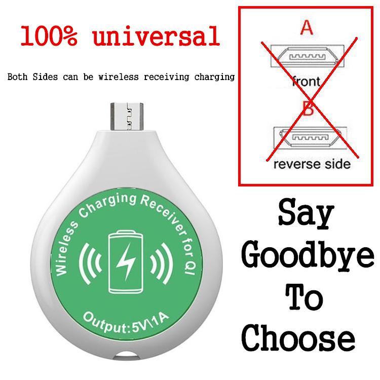 Universal New Qi Wireless Charger Receiver Charging Adapter Receptor Receiver Pad Coil THL OnePlus Honor Micro USB Mobile Phone Universal New Qi Wireless Charger Receiver Charging Adapter Receptor Receiver Pad Coil THL OnePlus Honor Micro USB Mobile Phone