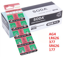 AG4 LR626 SR626 377 6.8 * 2.6 mm watches Accessories Wholesale Electronic watch battery button cell battery 10 pieces C033