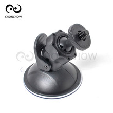 Hot Sale 1pcs M6 Black Car DVR holder for Sport DV Sport Camera SJ4000 K6000 Window Mount Driving Recorder Suction Cup