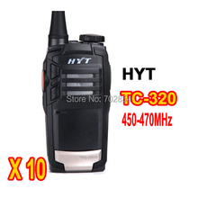 10 pcs per lot Free shipping Scrambler audio encryption function hytera walkie talkie HYT TC-320 2 way radio transmitter