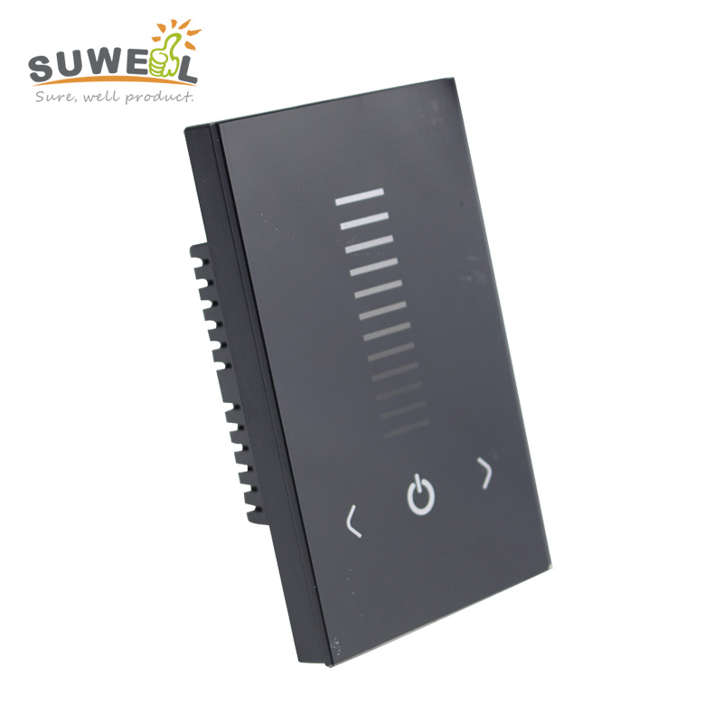 US standard trailing edge AC 90-230v led dimmer wall mounted touch switch for 220v light input ac 90-240v output ac 90-240v