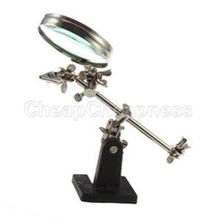 2014 New Enhanced Third Hand Soldering Iron Stand Holder Station Magnifier Tool Kit With Low Price