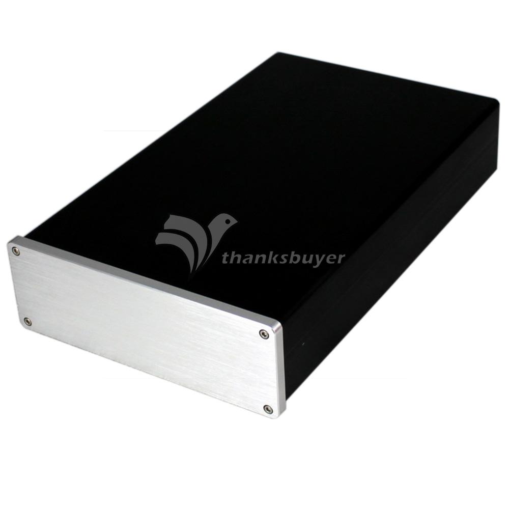 WA18 Aluminum Shell Case Protective Box Enclosure for DAC Amplifier 308x190x65mm