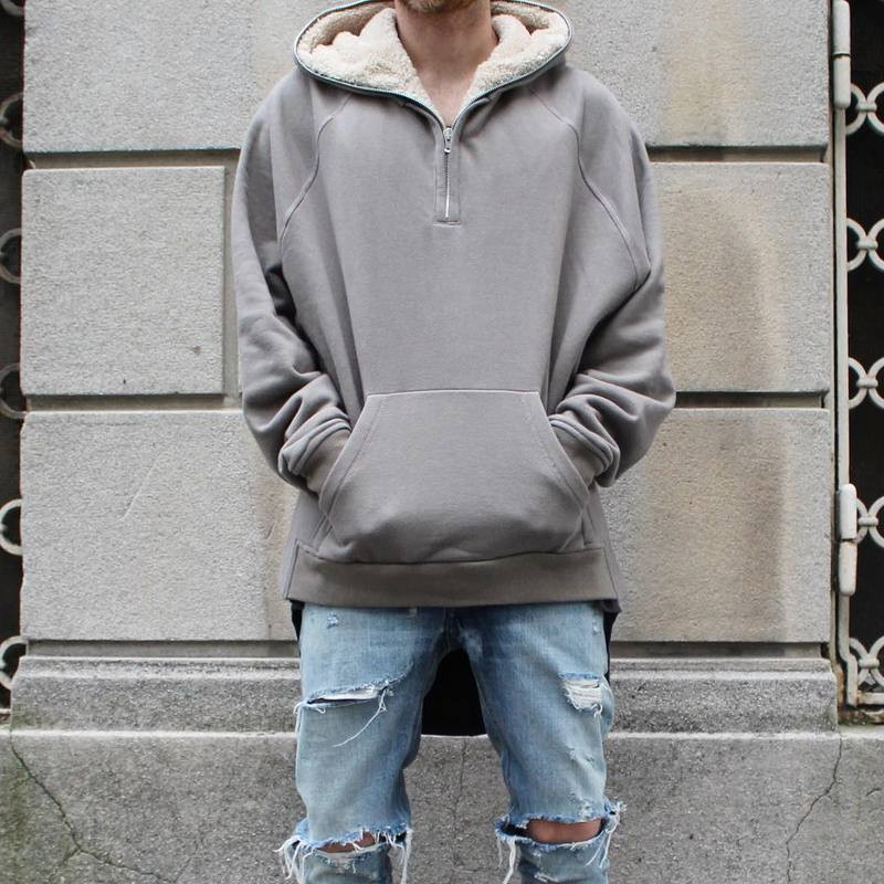 fog half zip hoodie