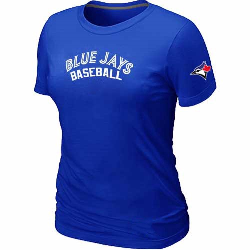 Toronto Blue Jays Nike Women\'s Blue Short Sleeve Practice T-Shirt