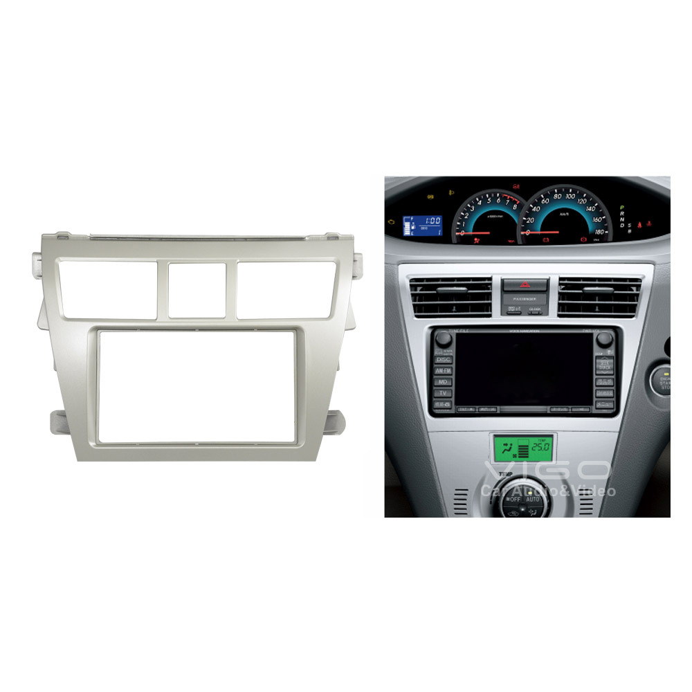 Car Radio Facia for TOYOTA Vios Belta Yaris Sedan Stereo Dash Kit
