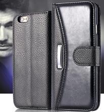 2016 Brand New Luxury Retro Flip Leather Case For iPhone 6 4.7 inch Wallet Holster With Card Holder Phone Cover For iPhone6 FLM