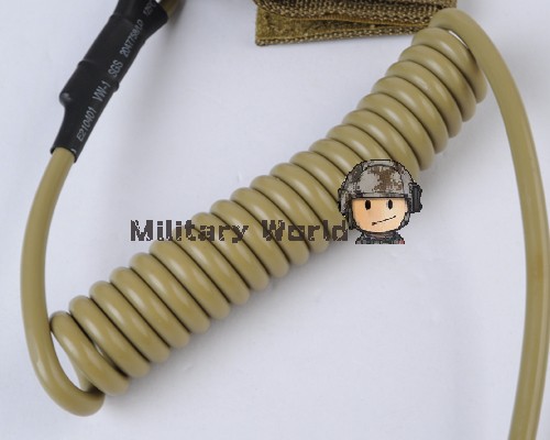Airsoft Tactical Single Point Pistol Handgun Spring Lanyard Sling Quick Release Shooting Hunting Army Combat Gear