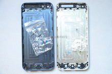Factory Wholesale Back Cover Housing Door Case for iPhone 5 5G Black White DHL Free Shipping 10PCS/Lot