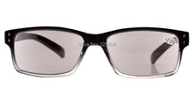 R032 Spring Hinges Vintage Reading Glasses Men With Case Grey Lens Sun Readers 0 5 0