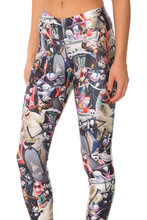 3513 Fashion Women Black milk cartoon The Nightmare Before Christmas prints elastic bodybuilding sexy Girl Leggings Pants