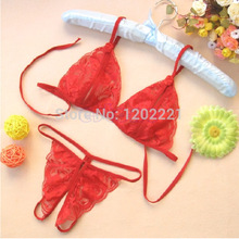 Free shipping 2014 fashion 2pcs set New sexy lingerie Open Chest Bra Underwear lace gather