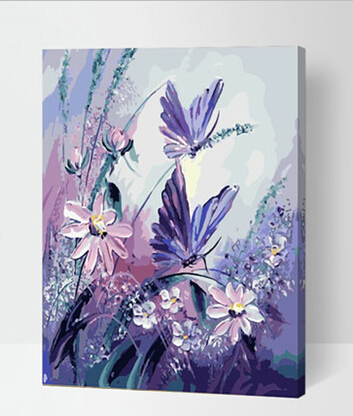 Butterfly Painting On Canvas