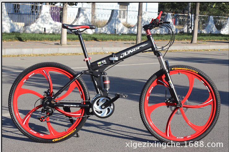  Free Shipping Bicicleta Bike Mountain 21 Speed With Double Disc Brake LAND ROVELuxury Folding Road