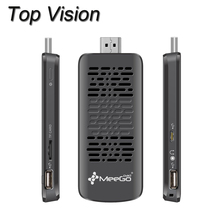 MEEGOPAD T05 Windows 10 Mini PC Computer TV Stick Quad-Core Intel Z3735F HDMI TV Box 2GB/32GB with Cooling Fan Media Player