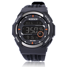 XONIX top luxury brand mens watches , Noctilucent multifunction fashion sport watch , Worldtime Multiple Time Zone digital reloj