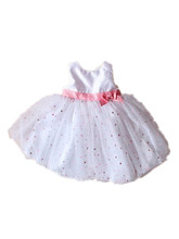 1 year old baby girls white sleeveless vestidos dress christmas prom wedding party dresses for toddler girls clothing 70883