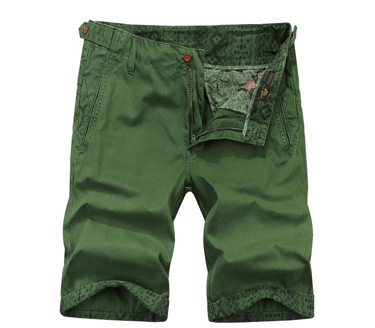 2015 Summer Men\'s Clothes Outdoor Men\'s Casual Cotton Casual Cargo Shorts Fifth Pants Army Khaki Blue Green 30~40 Brand AFS JEEP